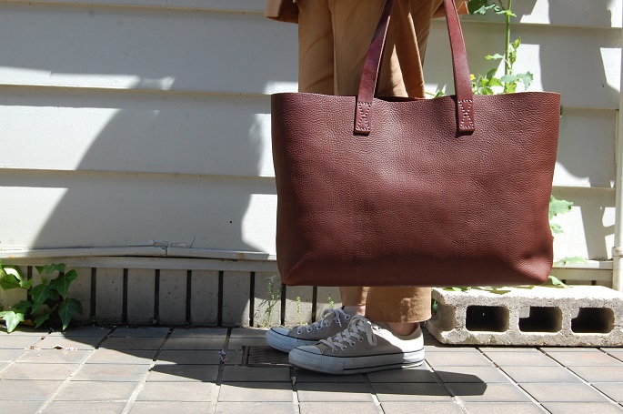 SLOW bono-zip tote bag Choco トートバック