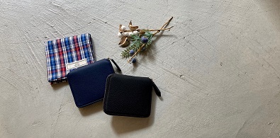 Bubble calf -mini round wallet-