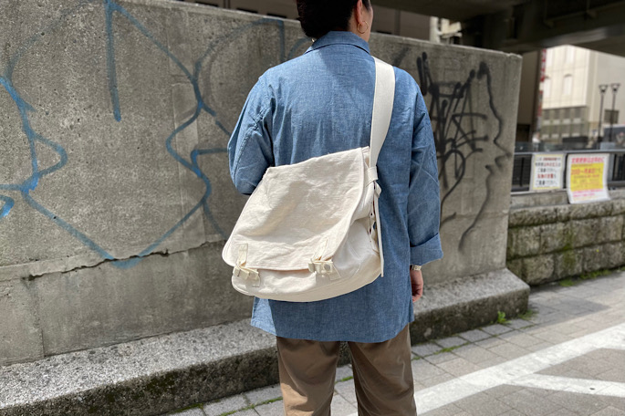 【即完品】SLOW truck French army shoulder bag