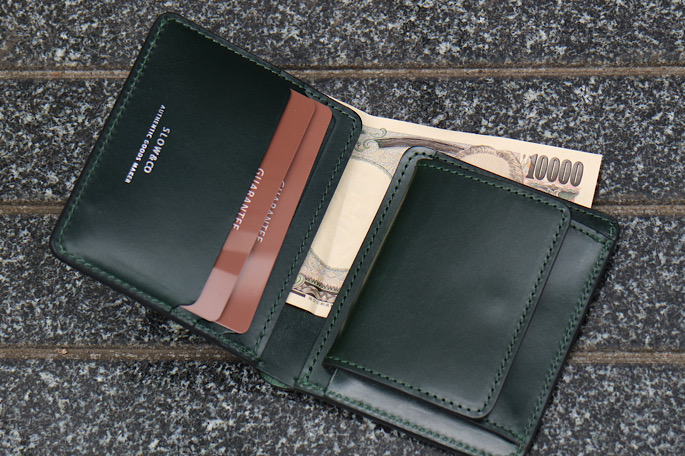 SLOW ブライドルレザー 財布 ブラック bridle mini wallet